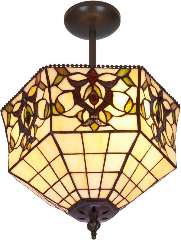 Deckenleuchte mit niedriger Decke und Bildschirm mit 30 cm Durchmesser der Hexa-Serie