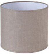Fabrilamp - Happy Pinza Zylindrischer Lampenschirm Leinen Grau 14dx14dx13h - Fab 176331428