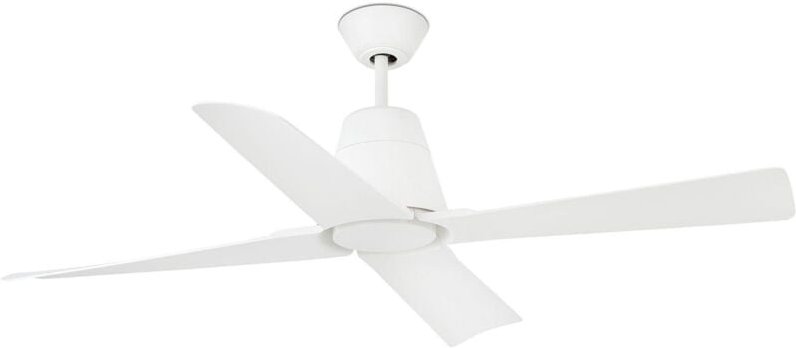 Typhoon Deckenventilator weiß mit Gleichstrommotor ohne Licht