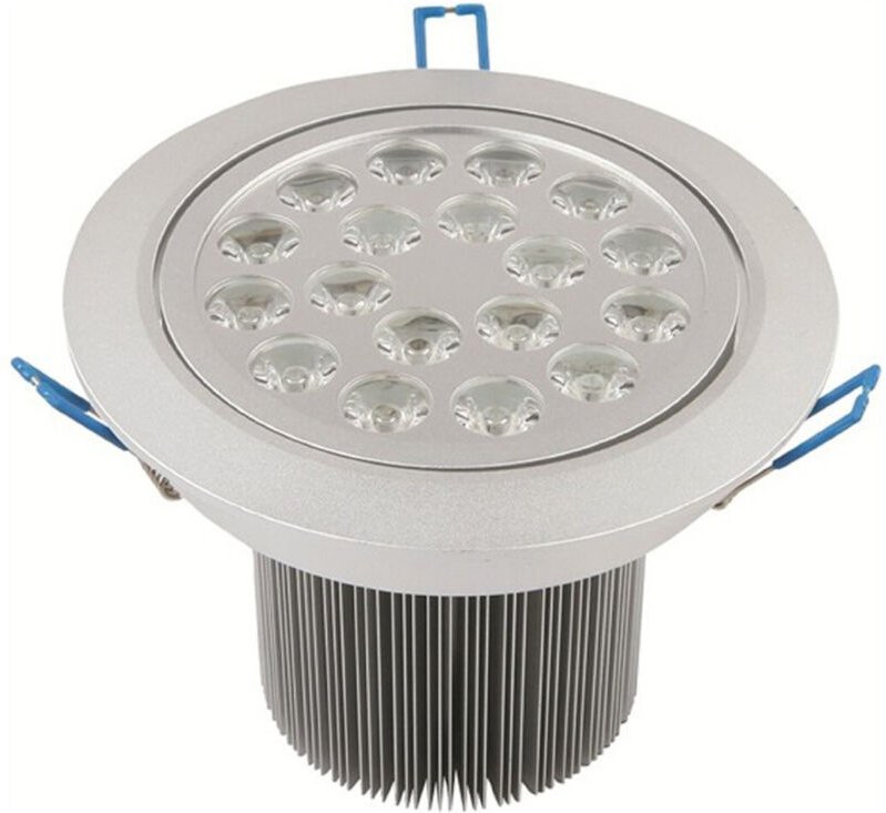 Trade Shop Traesio - Trade Shop - LED-Strahler 3W 5W 7W 9W 12W 15W 18W Einbaustrahler mit Feder, warmes und kaltes Licht...