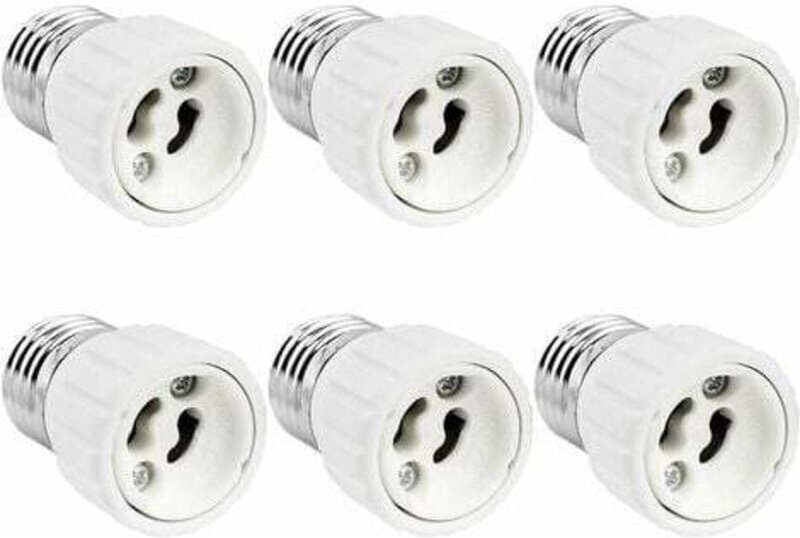 Kcvv - E27-auf-Gu10-Sockeladapter, 0–250 V, max. 200 w E27-Schraubsockel-Konverter auf Gu10-Sockel für LED-Glühbirne, Ha...