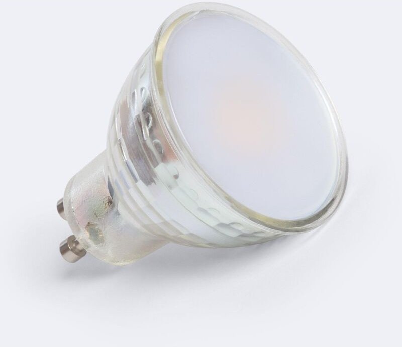 Ledkia - LED-Glühbirne GU10 5W 500 lm Glas 100º No Flicker 2700K Warmweiß