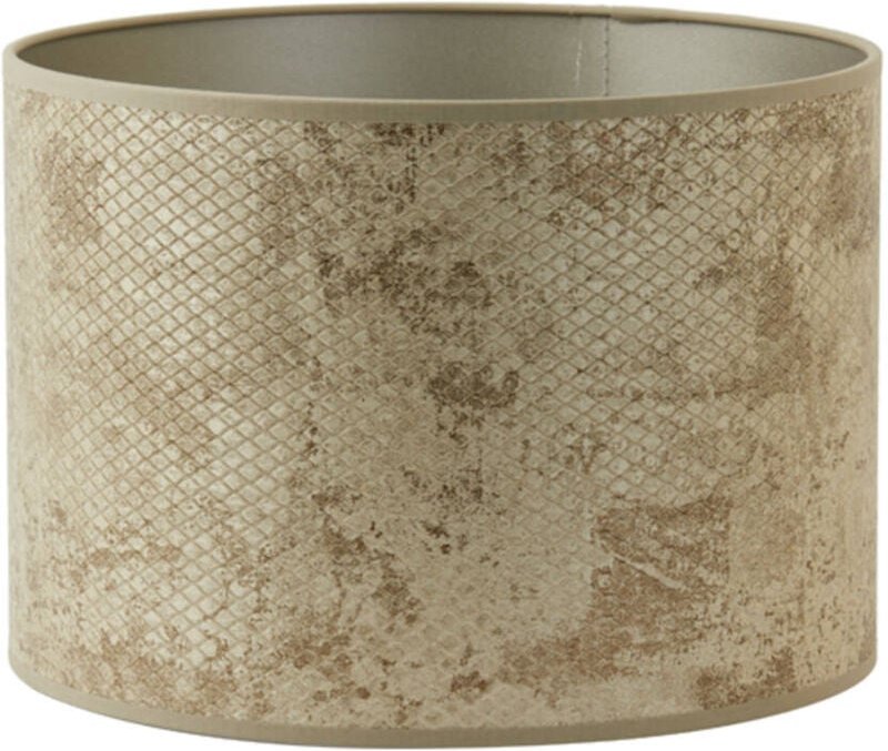 Lampenschirm - Novita - braun - textil - ø 40cm - Light&living