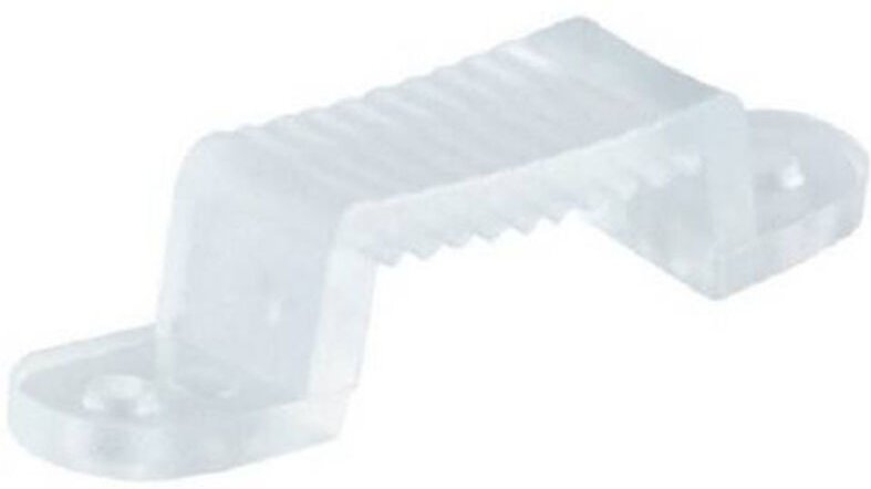 Trade Shop Traesio - Trade Shop - clip von fissaggio da 16 mm in silicone strisce led confezione da 20 pz U-16MM -