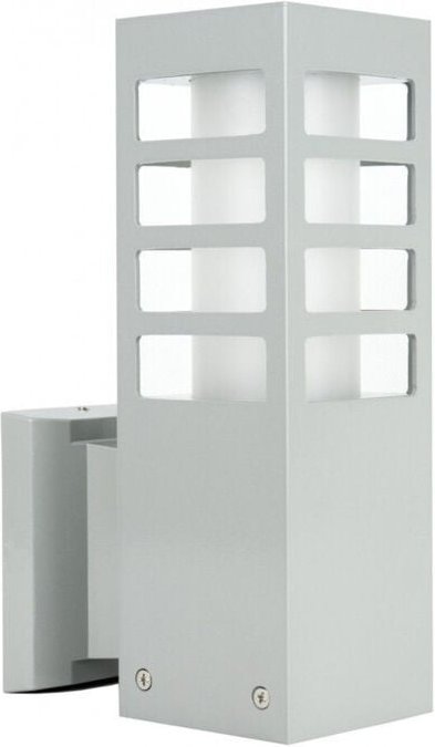 Außenwandleuchte aus Aluminium 1xE27 silber IP54 SU-MA RADO RADO III K AL