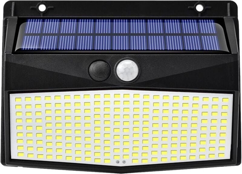Wasserdichte Solar-Wandleuchte für den Außenbereich mit Bewegungsmelder, kompakt und tragbar, 14 x 10,6 x 4,8 cm, 3 ultr...
