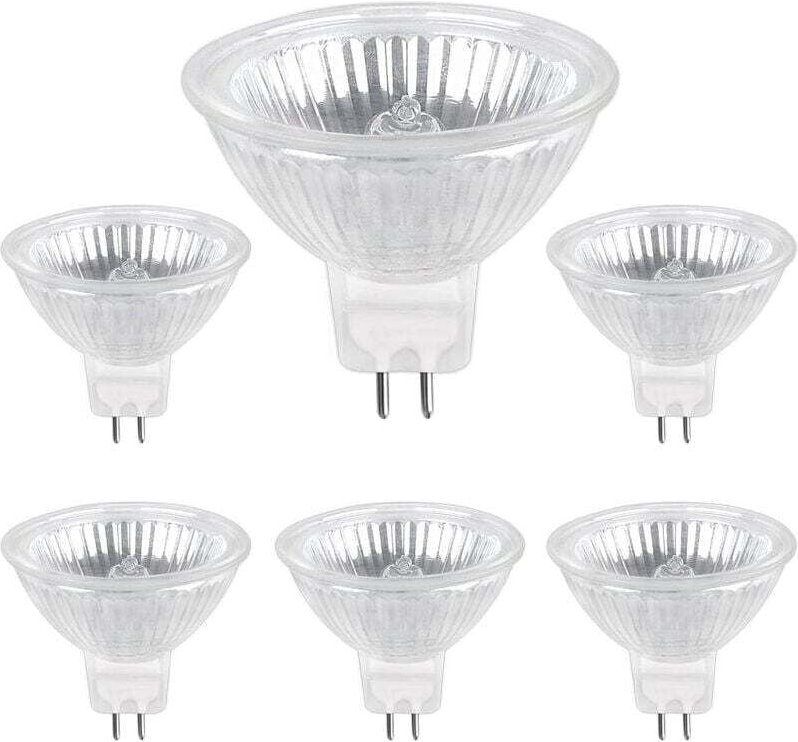 XVX - Halogenlampe GU5.3 35 w 12 v, 680 lm Warmweiß 2700 k dimmbar, MR16-Halogen-Spot-Glühbirne, 6er-Pack