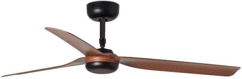 Deckenventilator ohne Licht schwarz/holz punt 33817