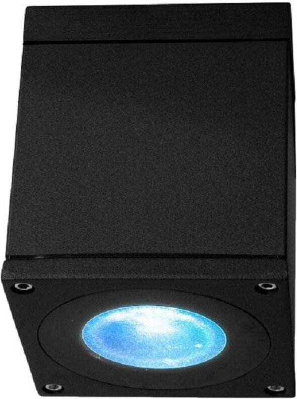 Trade Shop Traesio - Trade Shop - Deckenleuchte quadratisch Strahler wasserdicht Decke GU10 Badewanne Dusche Kabine Bade...