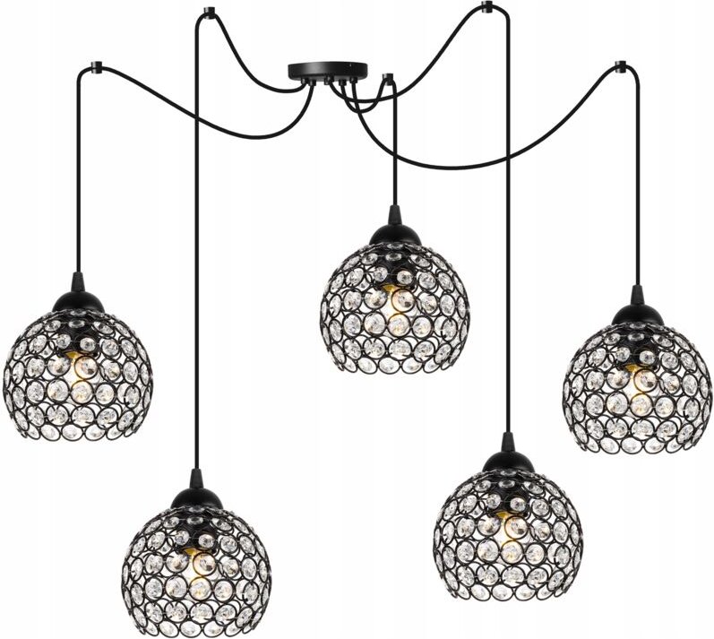 Spider Deckenhängelampe, Kristallplatte