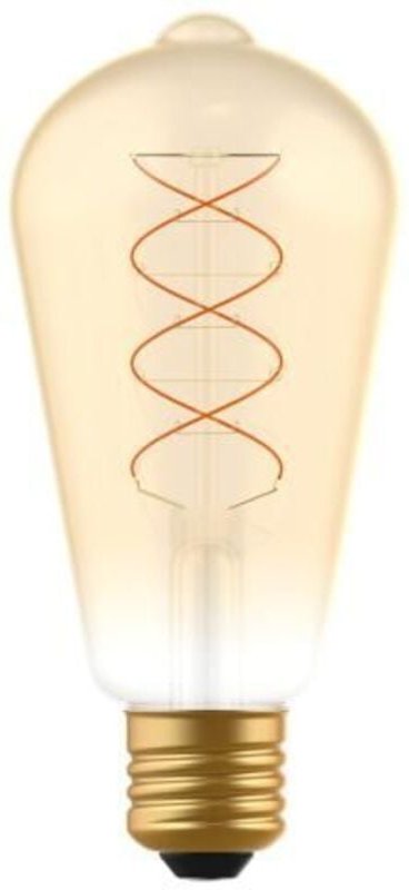 LED's light LED Deko/Vintage Leuchtmittel - Röhrenform ST64, E27, 4W, 1800K, Gold 330° - dimmbar - 250 lm