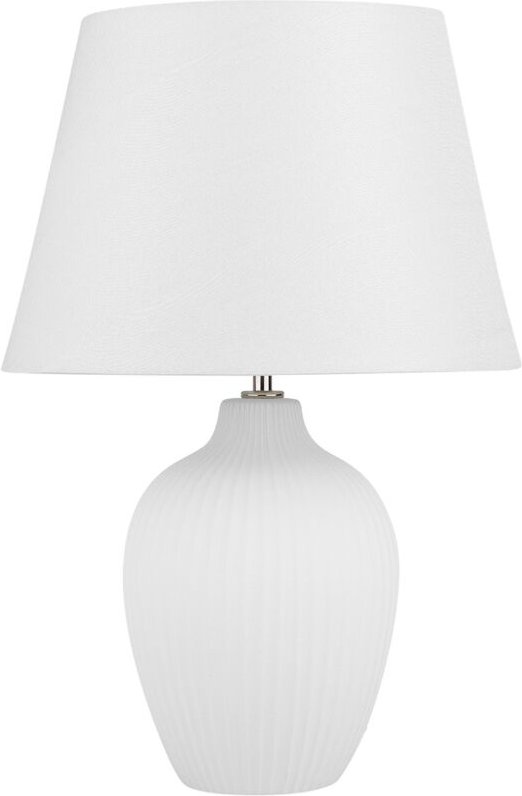 Tischlampe FERGUS Keramik Weiß