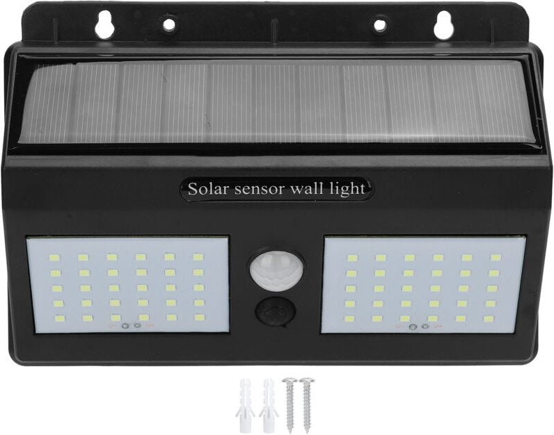 Solarbetriebene Außenleuchten, Solar-Wandleuchte mit 60 Notleuchten für Höfe und Gärten