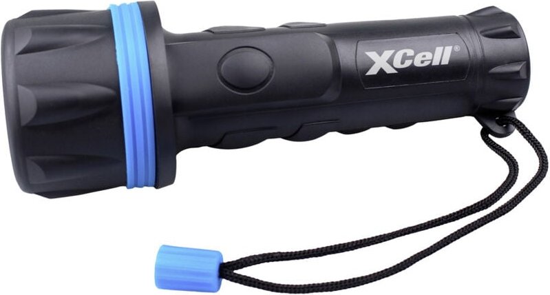 Rubber 2D led Taschenlampe batteriebetrieben 50 lm 12 h 191 - Xcell