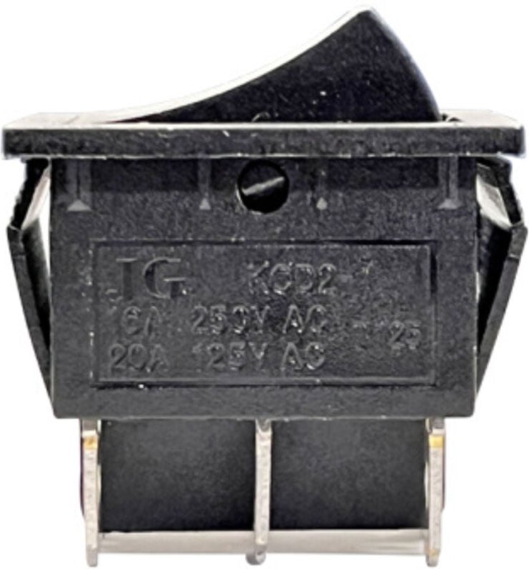 KCD2-1 Wippschalter 250V 20A 6Pin Schalter für Rasentraktoren