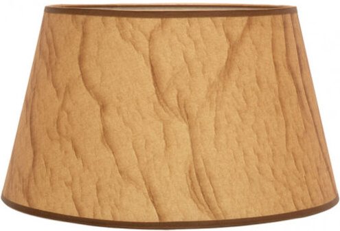 Lampenschirm salma e27 pergament 45dx35dx30h konisch offen