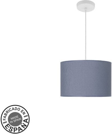 Modeanhänger 1xe27 weiß/blau regx30x30 cm