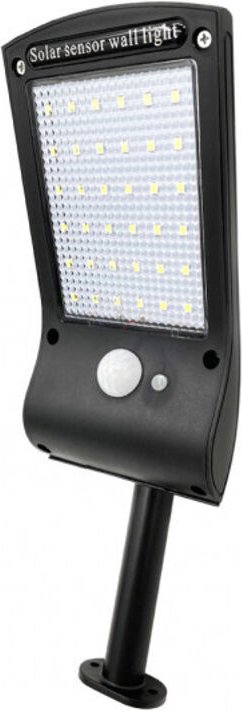 166664009 Wand Solar 6500k Kira Schwarz 400 Lm Ip65 5x8x24 Cm Bewegungs- & Dämmerungssensor - Fabrilamp