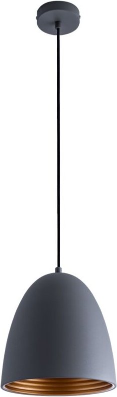 Pendelleuchte Küchenlampe Hängelampe Esszimmer Esstischlampe Innen Gold Weiß ohne Leuchtmittel, Grau-Gold - Paco Home