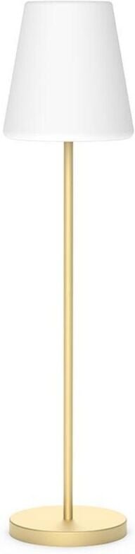 Thumbnail - Led Stehlampe außen Solar Lampe 177,2 cm Dimmer Farbwechsel rgbcct in Messing kabellose Außenleuchte Gartenleuchte Terra...