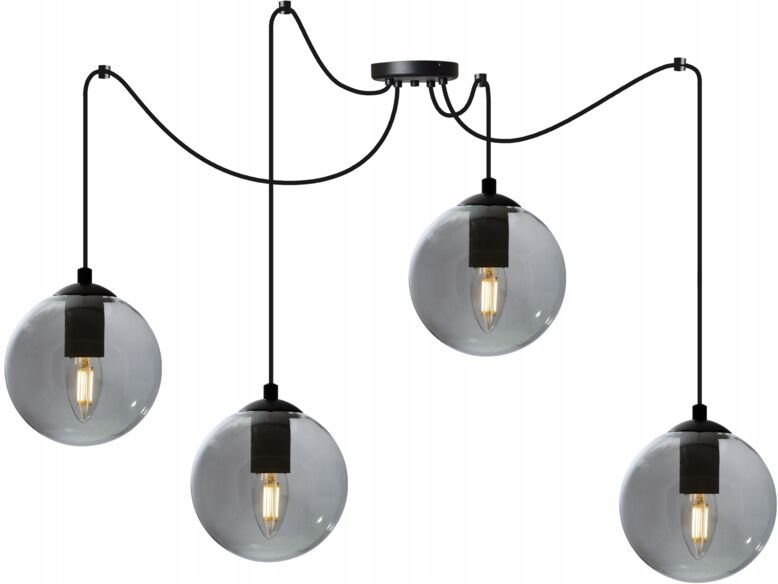 LED-Glaskugel-Deckenleuchte „Spinne“