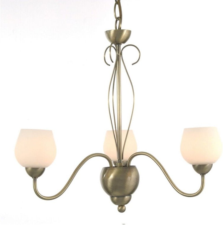 Inspired Klara Pendelleuchte 3-flammig G9 Antikmessing