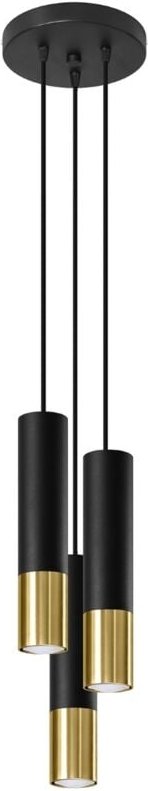 SALIXA Hängelampe 3 GU10 Schwarz LUMILO 09.459.55