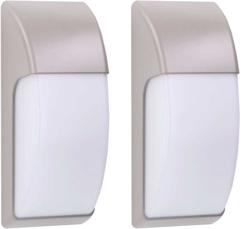 Forlight Area (2uds) Aplique Pared Exterior para Bombilla E27. Jardín y Terraza. Lámpara de Pared Impermeable IP65. Colo...