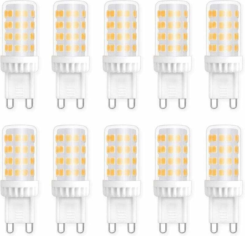 G9 LED-Lampen 5 W, entspricht 40 W 50 W Halogenlicht, 450 lm, Neutralweiß 4000 K, AC 220 V, Standard-G9-Sockel, energies...