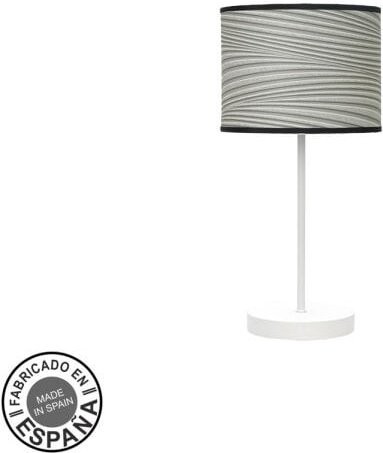 Fashion Tischlampe 1xe14 weiß/weiß grau 42x17x17cm