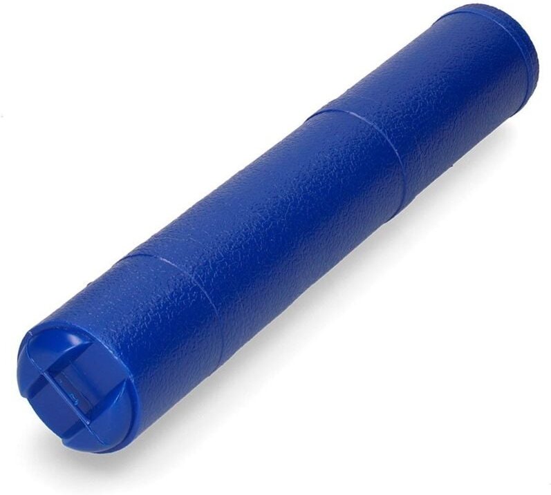 Planhalterrohr, ausziehbar von 40 bis 75 cm, Ø 65 mm, Farbe Blau
