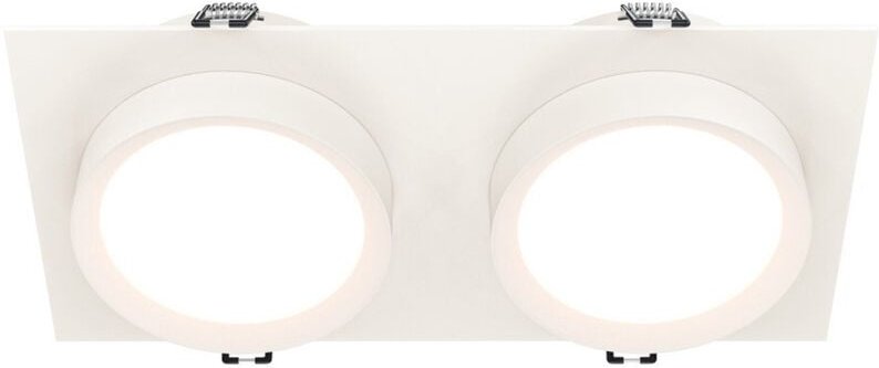 Maytoni Hoop Doppel-Einbaustrahler Weiß 2xGX53