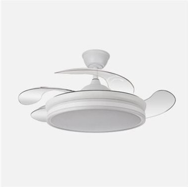 Thumbnail - DC-Deckenventilator 'Bayomo' dimmbar mit Fernbedienung (59W 3CCT 6980lm) weiß