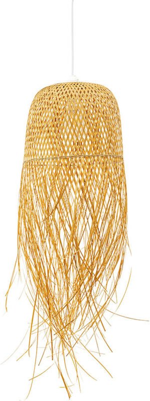 Privatefloor - Deckenlampe aus Bambus - Boho-Bali-Design Pendelleuchte - Thow Natural wood