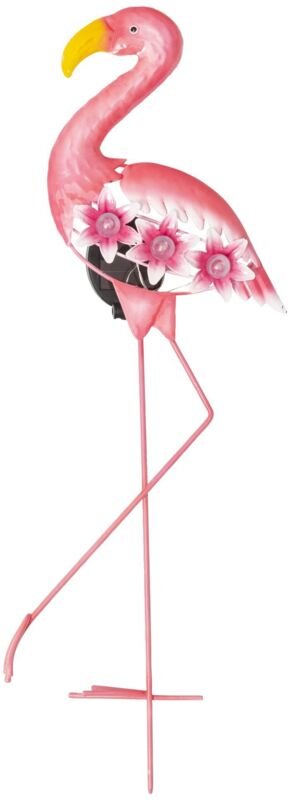 Sonnenflamingo rosa 3 weiße LEDs