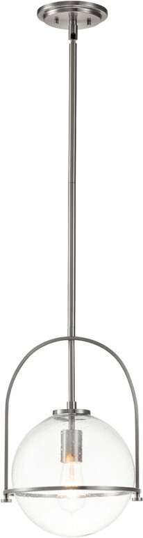 Thumbnail - Hinkley Somerset Globe Pendelleuchte Nickel gebürstet - Elstead