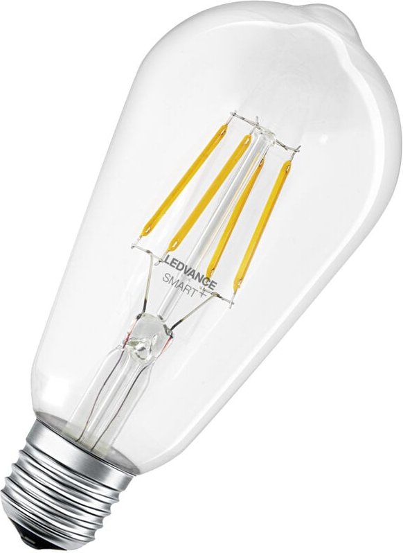 LEDVANCE LED-Leuchtmittel Edison 60 Filament (5,5 W, E27, transparent, kerzenform)"-"169384212