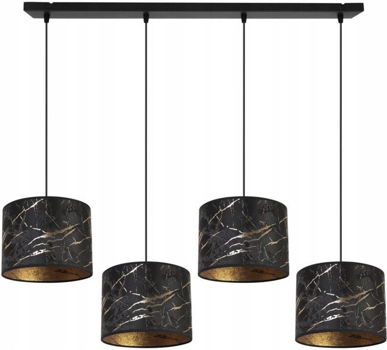 Hängelampe, Deckenleuchter, Lampenschirm, Goldmuster