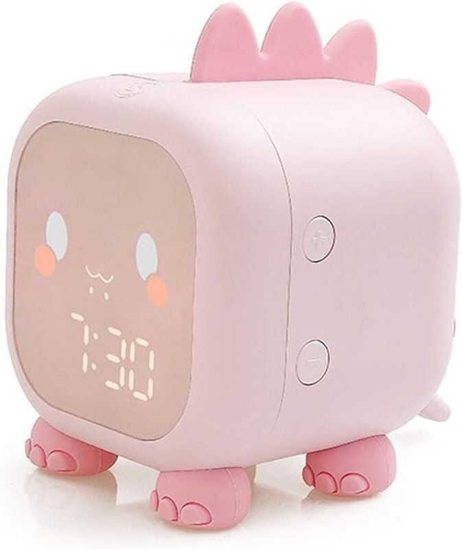 Kinder Lichtwecker Mädchen, Digitaler KinderWecker für Mädchen Jungen mit Sonnenaufgangssimulator, Snooze-Funktion, Ohne...