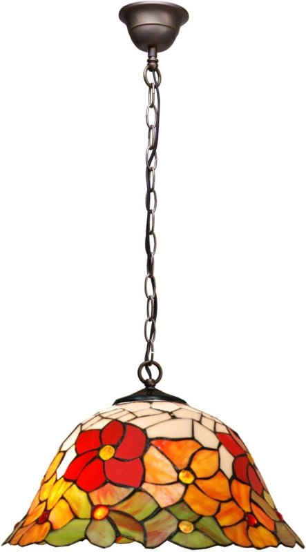 Deckenpendelleuchte mit Kette und Lampenschirm mit 40 cm Durchmesser Bell-Serie