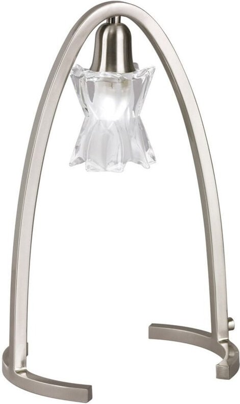 Inspired Mantra Alaska Tischleuchte 1, G9, satiniertes Nickel