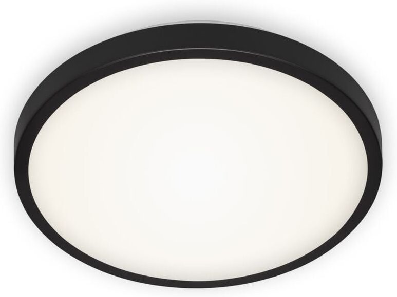 Briloner - manny led Deckenleuchte, Neutralweißes Licht, schwarz, 29 x 7 cm