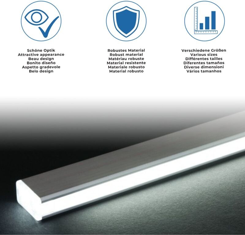 Proviston - Endkappen Für led Aluminiumprofil Led-Beleuchtung Indirekte Beleuchtung led Leisten 2 Stück