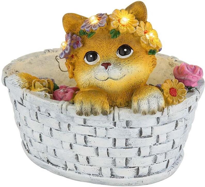 Solarleuchte Solarlampe Dekoleuchte LED Gartendeko bunt matt H 15,3 cm