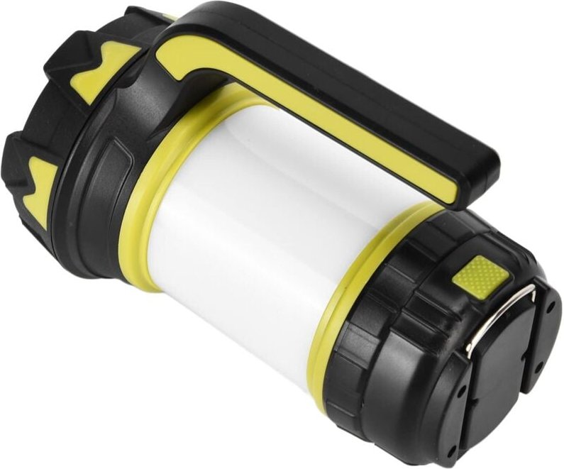 Wiederaufladbare USB-Campinglampe mit 3000 mAh Akku und 6 LED-Beleuchtungsmodi – ideal für Notfälle beim Wandern.