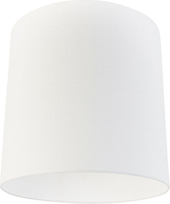 Stofflampenschirm Weiß Zylinder 40/40/40