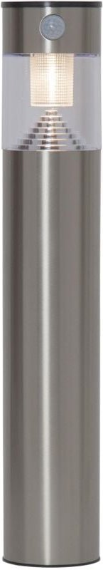 Star Trading - Solar-Gartenleuchte Marbella, Edelstahl, Bewegungssensor