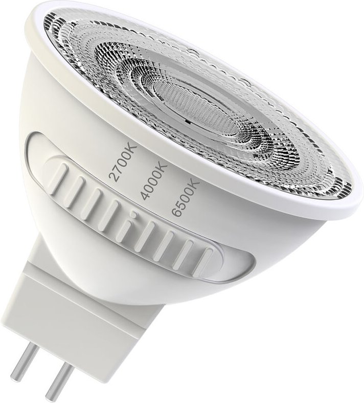 Osram - led spot MR16 45 mit drei Lichtfarben, GU5.3, 5,6W, 550lm, 2700K - 6500K, Warm-, Kalt- und Tageslichtweiß, Farbt...