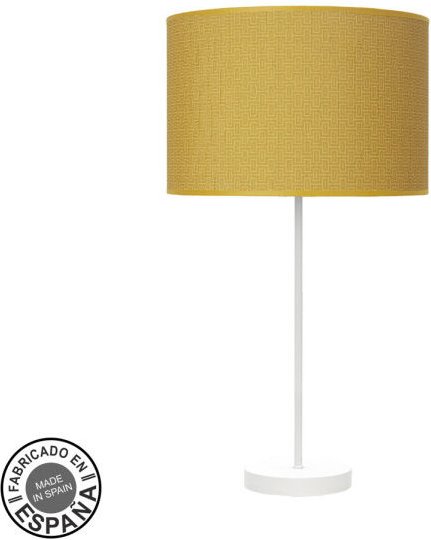 Tischlampe Hoch 1xE27 Weiß Gelb 63x30x30cm moda