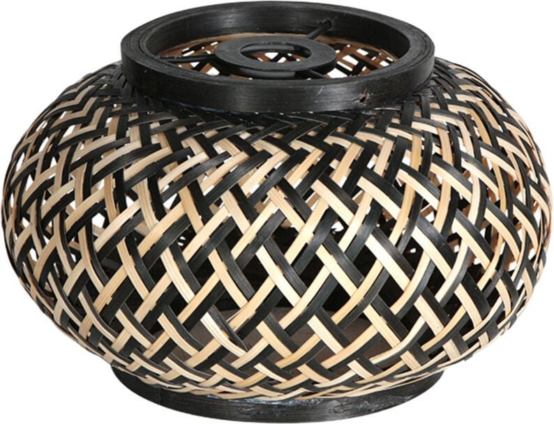 Anne Lighting - lampenschirm - Lampenkappen - schwarz - bambus -